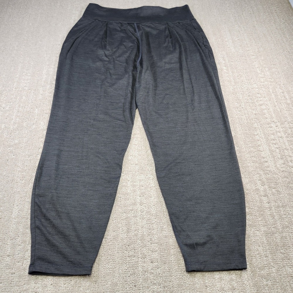 Vuori Pants Women XL Lux At Ease Charcoal Gray High Rise Athleisure Stretch